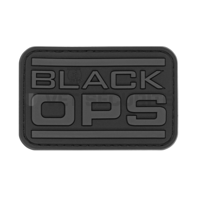Rechteckiger Patch Black OPS Schwarz - JTG