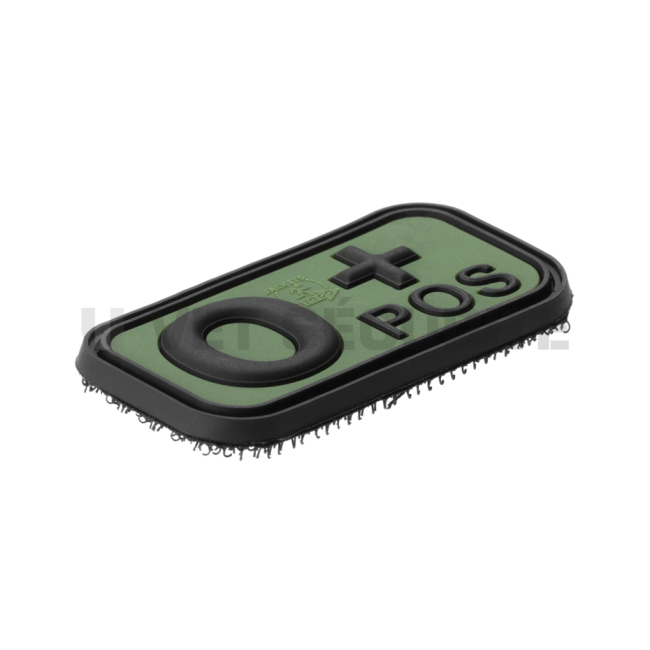 Blutgruppen-Patch O+ OD Grün - JTG
