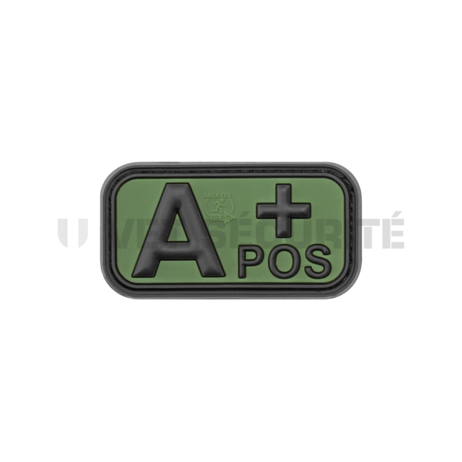 Blutgruppen-Patch A+ OD Grün - JTG