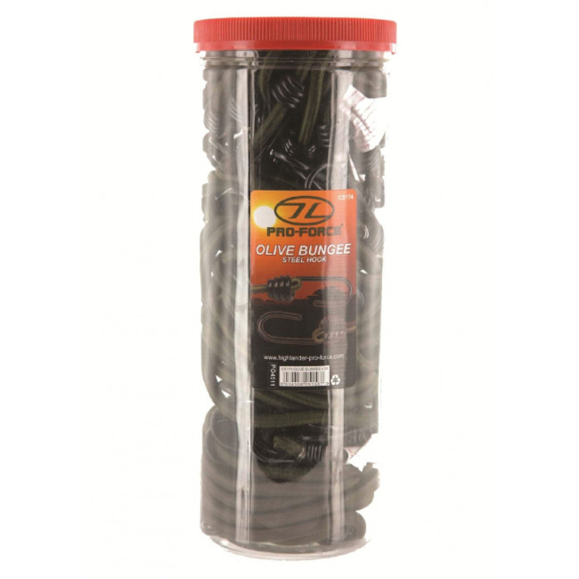Lot de 2 tendeurs vert olive - Highlander