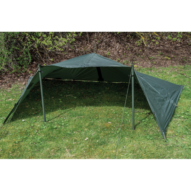 Waterdicht dekzeil Basha 2,5 x 1,7 m olijfgroen - Highlander