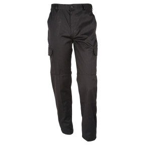 Pantaloni Basic Policotone - Nero - Idaho