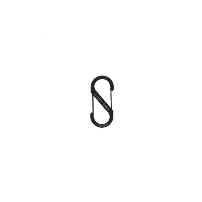 Karabiners S-Biner Maat 2, 3 en 4 zwart - Nite Ize