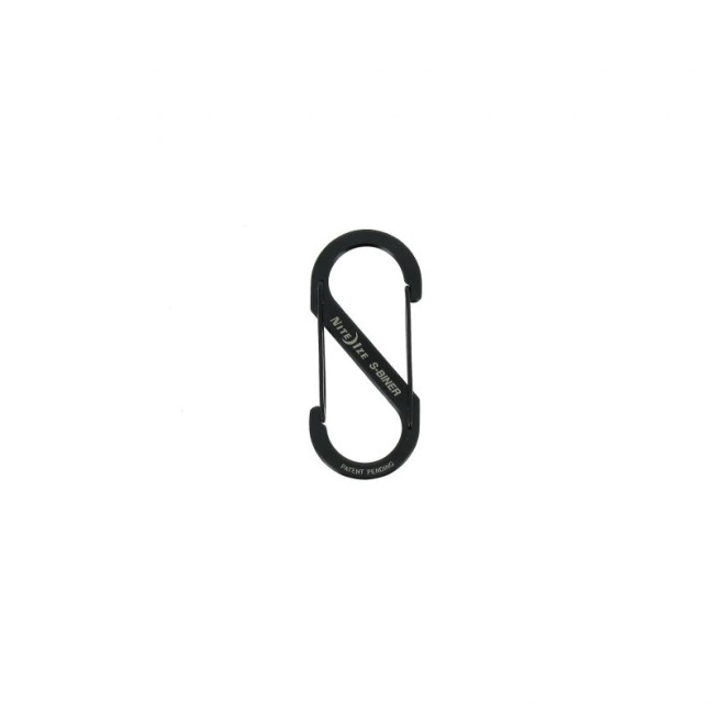 Mousquetons S-Biner Taille 2, 3 et 4 noir - Nite Ize