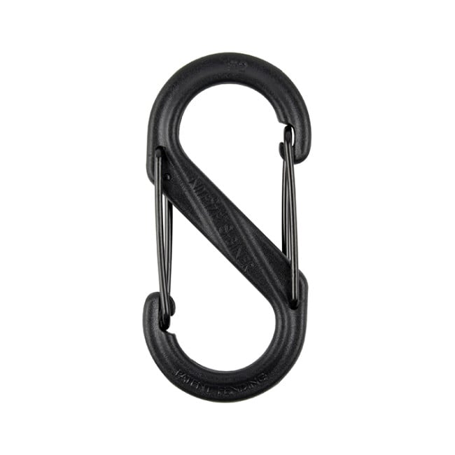 Mousqueton S-Biner plastique Taille 2 noir - Nite Ize 