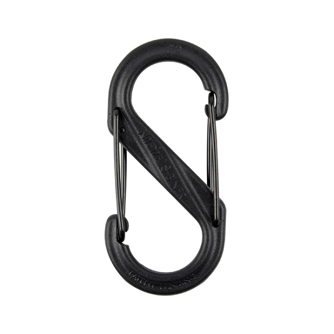 S-Biner plastic karabijnhaak Maat 2 zwart - Nite Ize