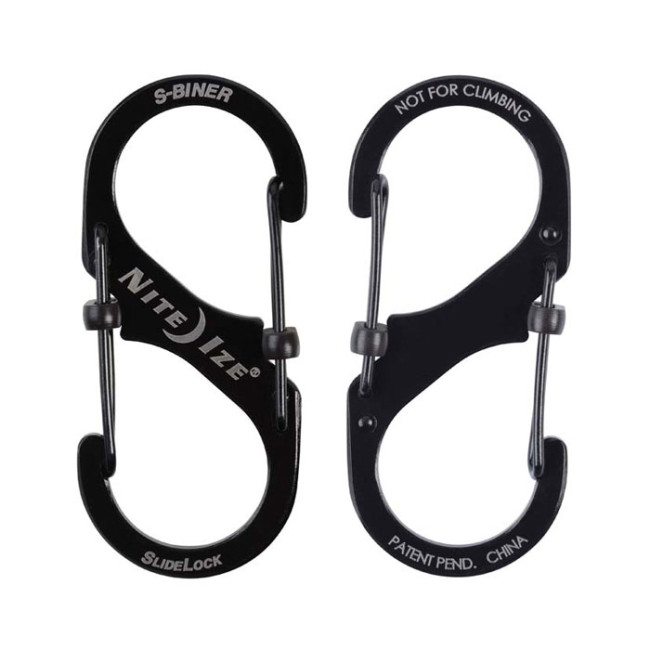 S-Biner SlideLock Karabiner Größe 4 schwarz - Nite Ize