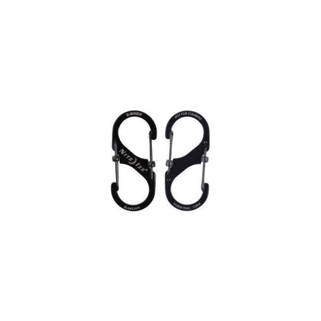 Zestaw karabińczyków S-Biner SlideLock rozmiar 2, 3 i 4 czarny - Nite Ize