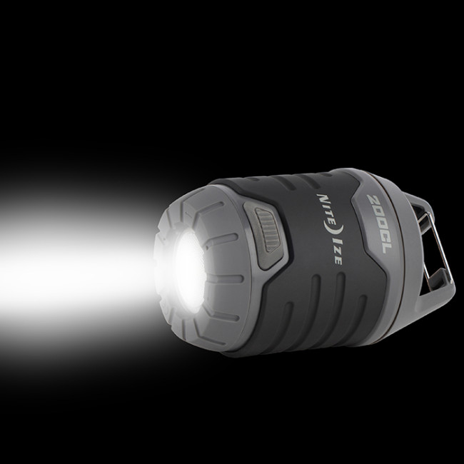 Nite Ize BugLit Micro Lampe De Poche LED - Rechargeable, Pliable, 6 Lumens - Bleu/Gris