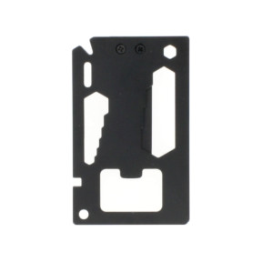 Carte Multifonctions avec pince à billets noire - Fosco Industries