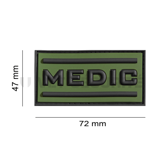 Patch médic rubber vert - JTG