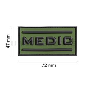 Patch medic rubber groen - JTG