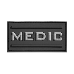 Patch medic rubber zwart - JTG
