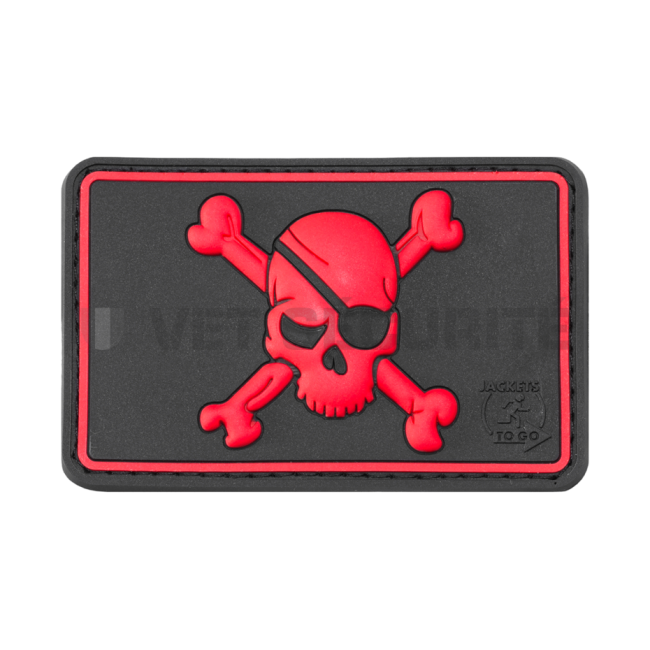 Patch Pirate Skull Rouge - JTG Patch Pirate Skull Rouge - JTG