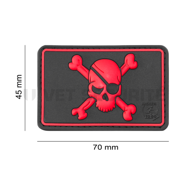 Patch Pirate Skull Rouge - JTG