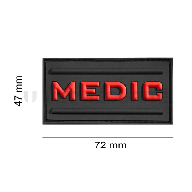 Patch medic rubber rood - JTG