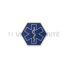 Hexagonaler blauer Sanitäter-Patch - JTG