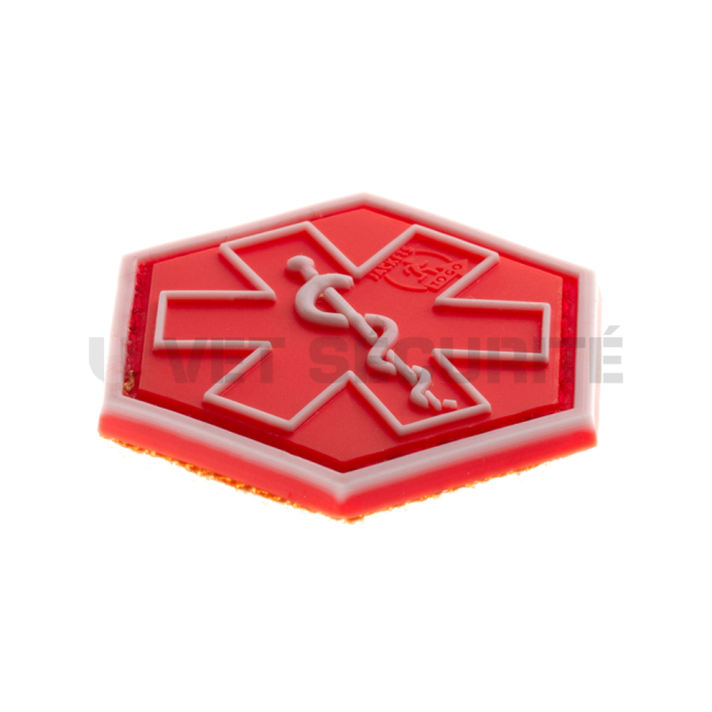 Patch hexagonaal paramedisch rood - JTG