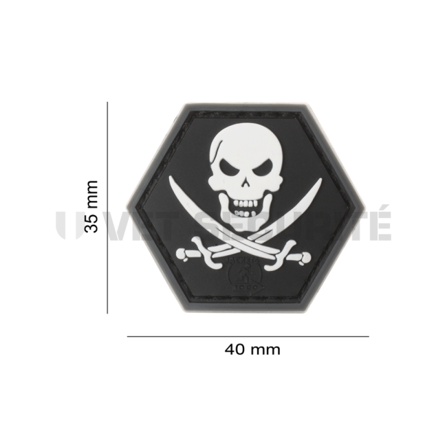 Patch drapeau pirate noir - JTG