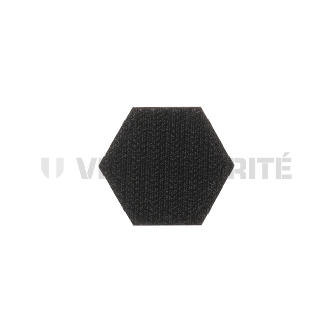 Patch hexagonal groupe sanguin O+  Noir - JTG