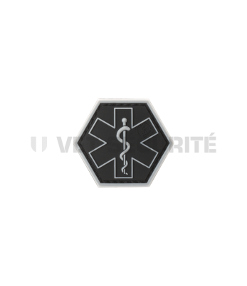 Patch hexagonal paramedical noir - JTG 