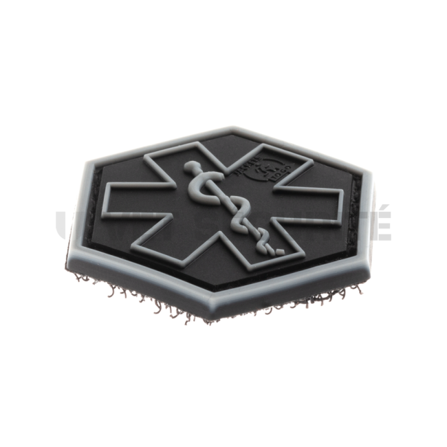 Schwarzer hexagonaler Sanitäter-Patch - JTG
