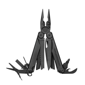 Multifunktionszange Wave Plus mit 18 Werkzeugen in Schwarz - Leatherman