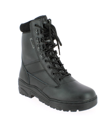 Chaussure Patrol boots Cuir Noir - Kombat Tactical