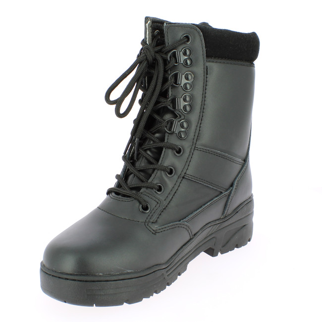 Chaussure Cuir Patrol boots Noir - Kombat Tactical