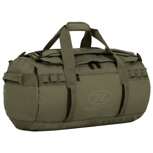 Sac de voyage imperméable STORM 65L vert olive - Highlander