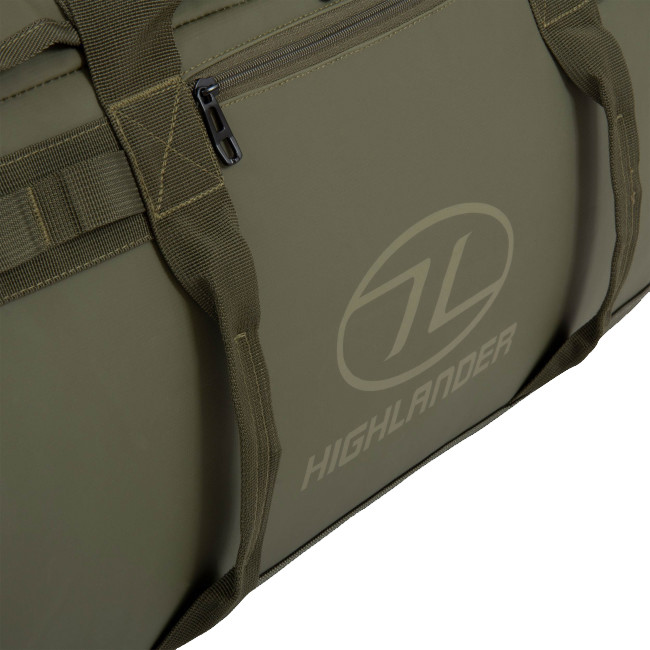 Sac de voyage imperméable STORM 90L vert olive - Highlander