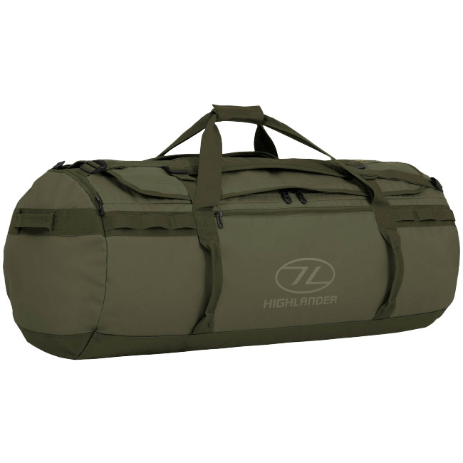 Sac de voyage imperméable STORM 120L vert olive - Highlander