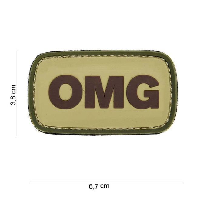 Patch 3D PVC "OMG" Cam - 101 Inc