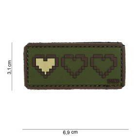 Patch 3D PVC "Last live" Vert - 101 Inc