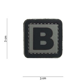 Patch 3D en PVC lettre F - 101 Inc