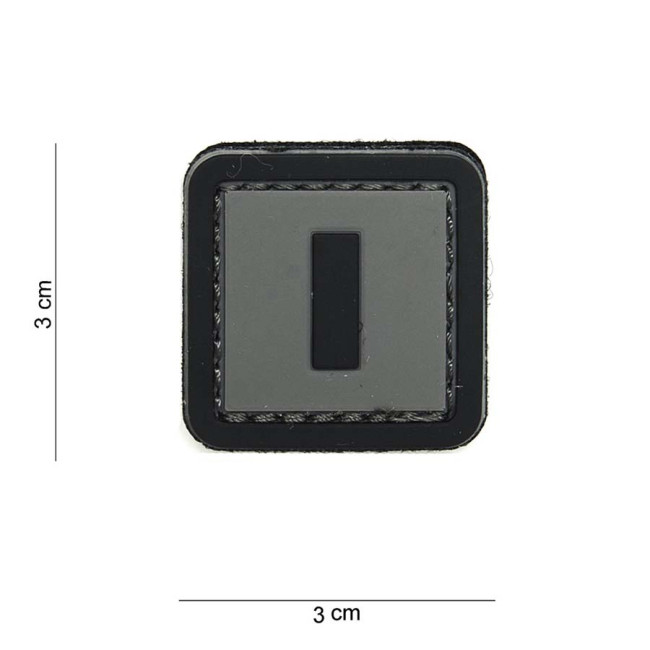 Patch 3D en PVC lettre I - 101 Inc