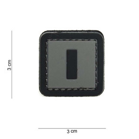 3D PVC-Patch Buchstabe I - 101 Inc