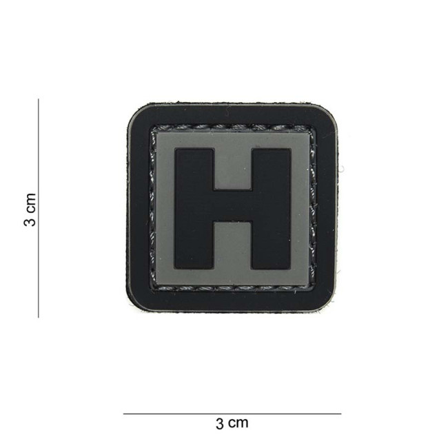 Patch 3D en PVC lettre C - 101 Inc