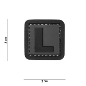 Patch 3D en PVC lettre K - 101 Inc