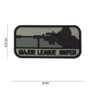 Patch 3D en PVC "Major League Sniper Dark" noir - 101 Inc