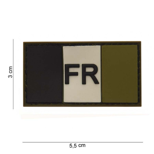 Patch 3D PVC Drapeau France - 101 Inc Patch 3D PVC Drapeau France - 101 Inc