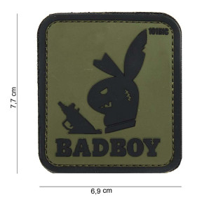 3D PVC Patch "Badboy" Groen - 101 Inc