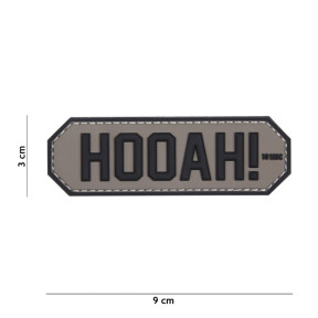 Patch 3D en PVC "Allied star" Gris - 101 Inc