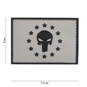 Patch 3D en PVC Punisher EU Vert - 101 Inc