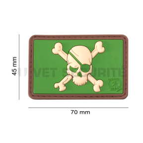 Patch pirate skull multicam - JTG