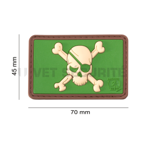 Patch pirate skull multicam - JTG