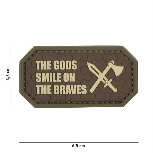 Patch 3D PVC Bouclier chevalier rouge - 101 Inc Patch 3D PVC Bouclier chevalier rouge - 101 Inc