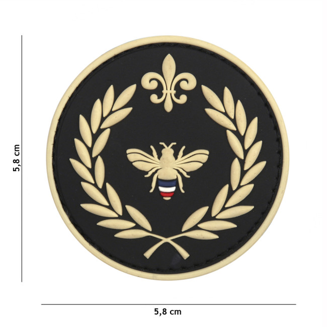 Patch 3D PVC Napoleon bij Zwart - 101 Inc