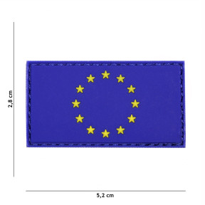Patch 3D PVC Europe Bleu  - 101 Inc