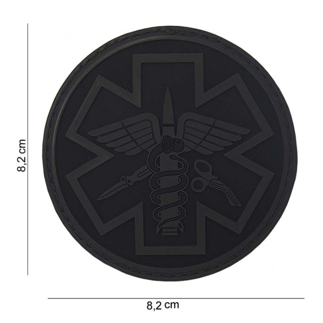 3D PVC Patch Para Medic Zwart - 101 Inc